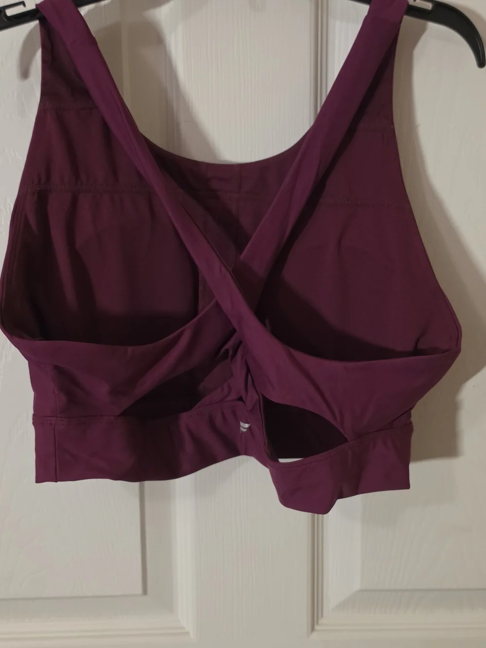Fabletics Women's Burgundy Active Leggings, Sport,rs Bra & Tank Top Set